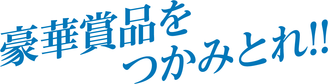 豪華景品をつかみとれ!!